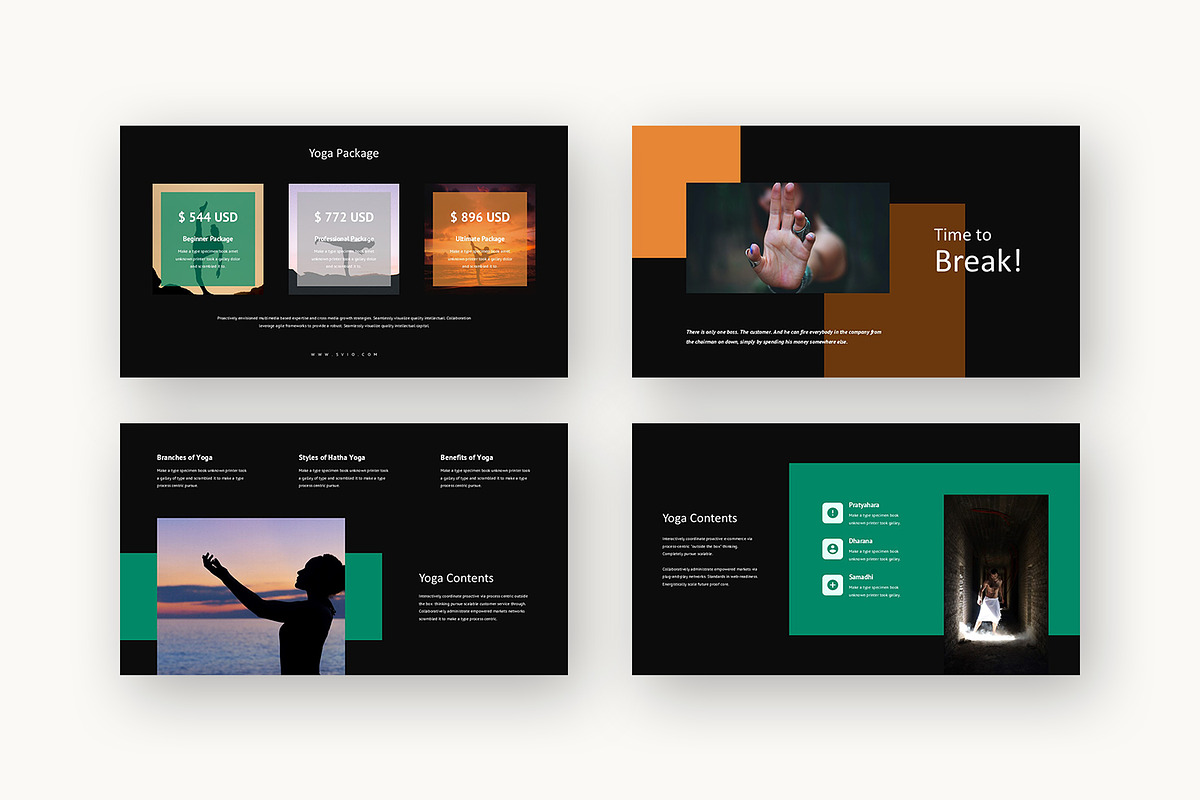 Svio : Mindful Living Google Slides, a Presentation Template by Punkl Camp (Photo 11 of 16)