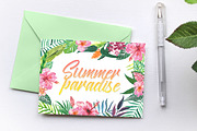 The Tropical Vibe! Summer Watercolor, a Texture Illustration by clairedelune (Thumbnail 6 of 6)