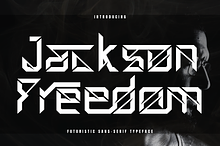 Jackson Freedom - Futuristic Font