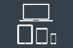 Minimal Apple Device Icons