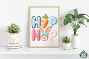 Faux Crochet Hip Hop Bunny Png, an Illustration by Craft Nest (Thumbnail 3 of 4)