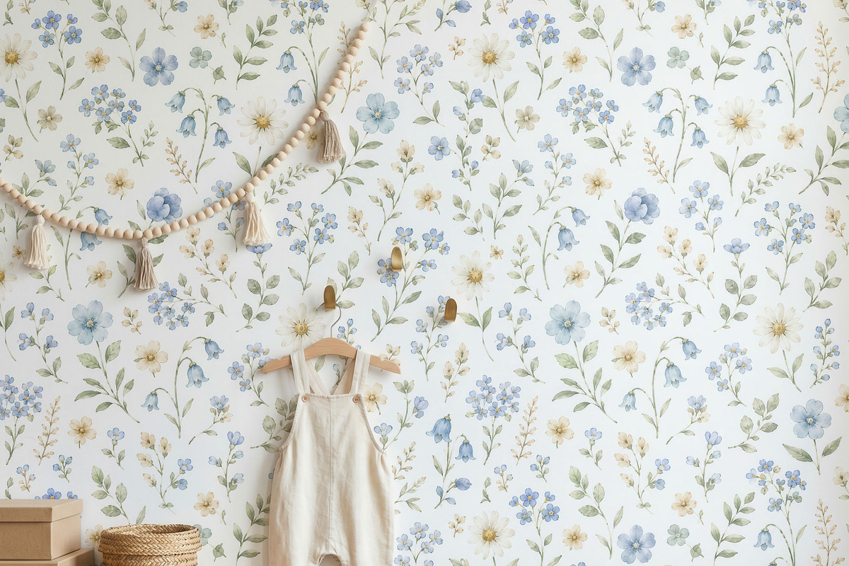 Nursery Wallpaper Mockup PSD, a Household Mockup by 1001 mockups (Photo 7 of 11)