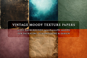 Vintage Moody Texture Papers 12 JPG