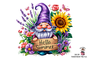 Summer Gnome Clipart 10 PNG, a Graphic by Clipart Bloom (Thumbnail 8 of 11)