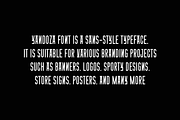 Yandoza - Modern Tall Font, a Sans Serif Font by QR Design Studio (Thumbnail 6 of 8)