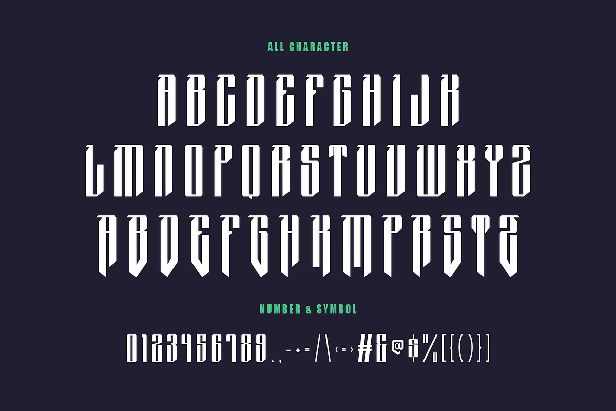 Starroz Futuristic Display Font, a Slab Serif Font by Maulana Creative (Photo 7 of 7)