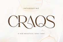 Craos - Beautiful Serif Font