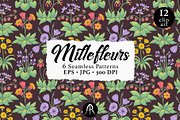 Tenerife Floral Millefleurs Patterns, a Pattern Graphic by Rose Design (Thumbnail 1 of 10)