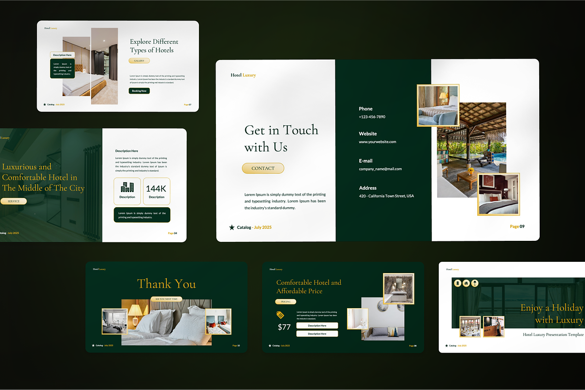 Hotel Luxury Keynote, a Presentation Template by SquidPixey (Photo 7 of 7)