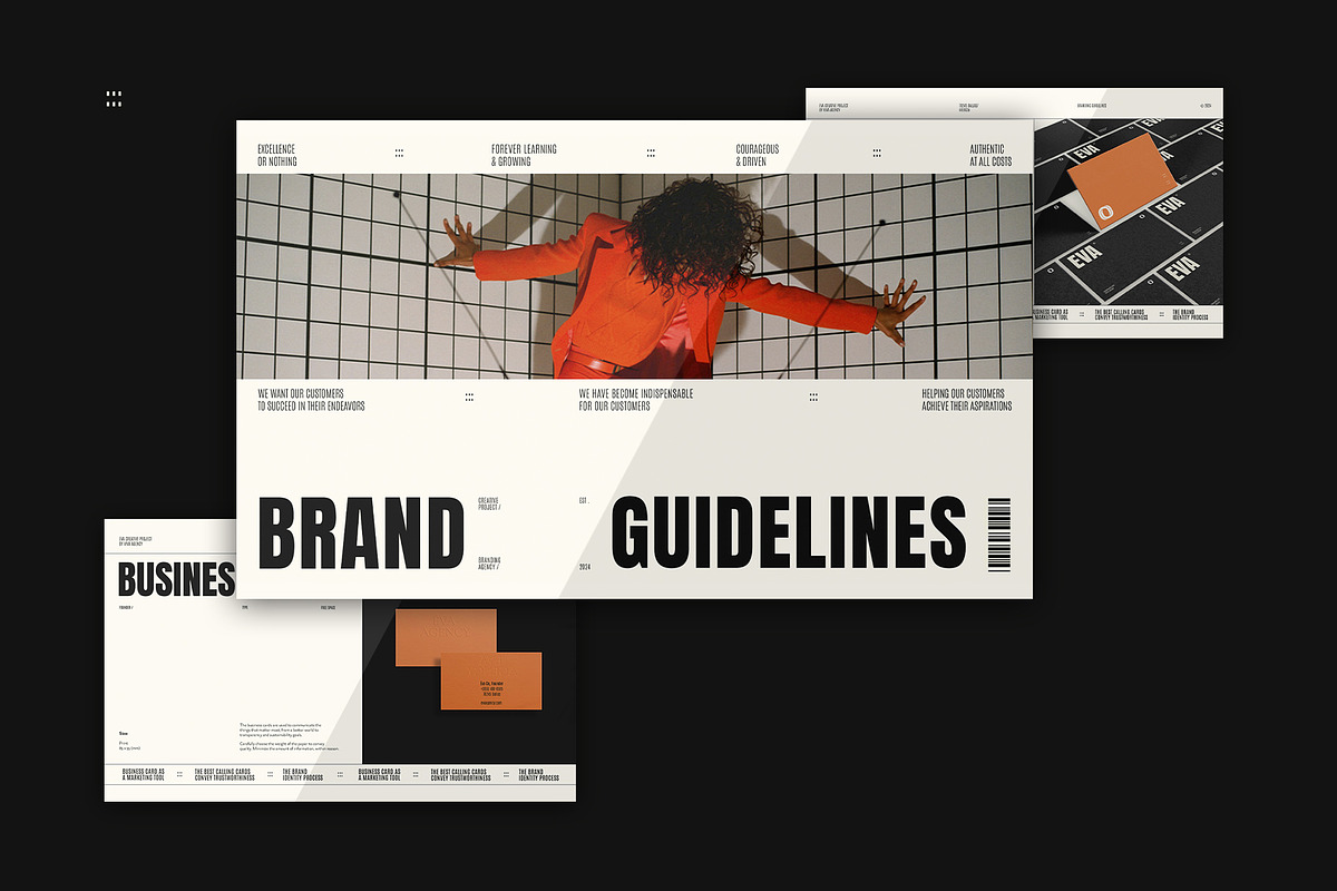 BRAND GUIDELINES | ÉVA & Co Template, a Presentation Template by Viva Agency (Photo 4 of 9)