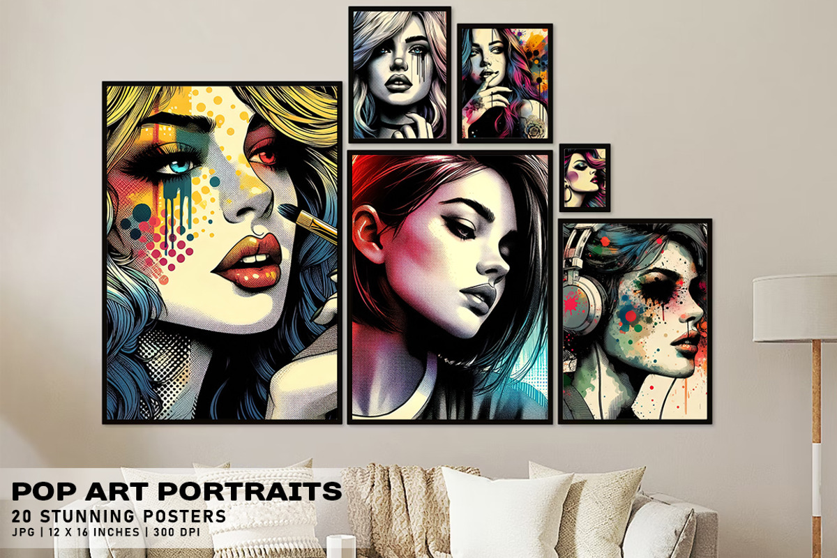Pop Art Portraits, a Person Illustration by Digital Art Creations (Photo 8 of 11)
