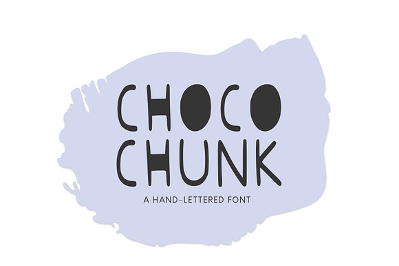 Choco Chunk, A Hand-Lettered Font preview 6