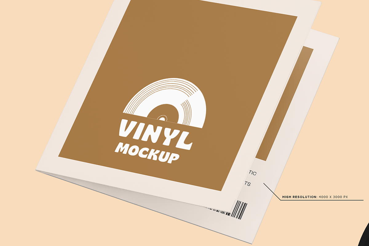 Vinyl Mockup Set, a Packaging Mockup by Se٧enStudio (Photo 7 of 8)