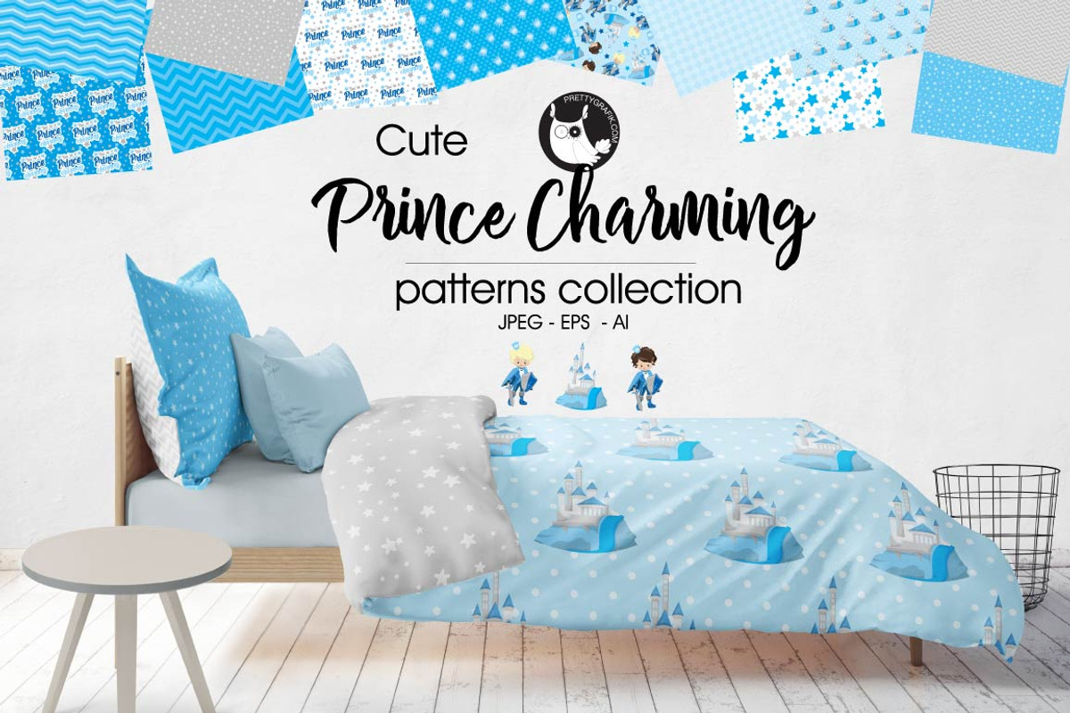 PRINCE CHARMING Pattern collection, a Pattern Graphic by PrettyPatterns (Photo 1 of 5)