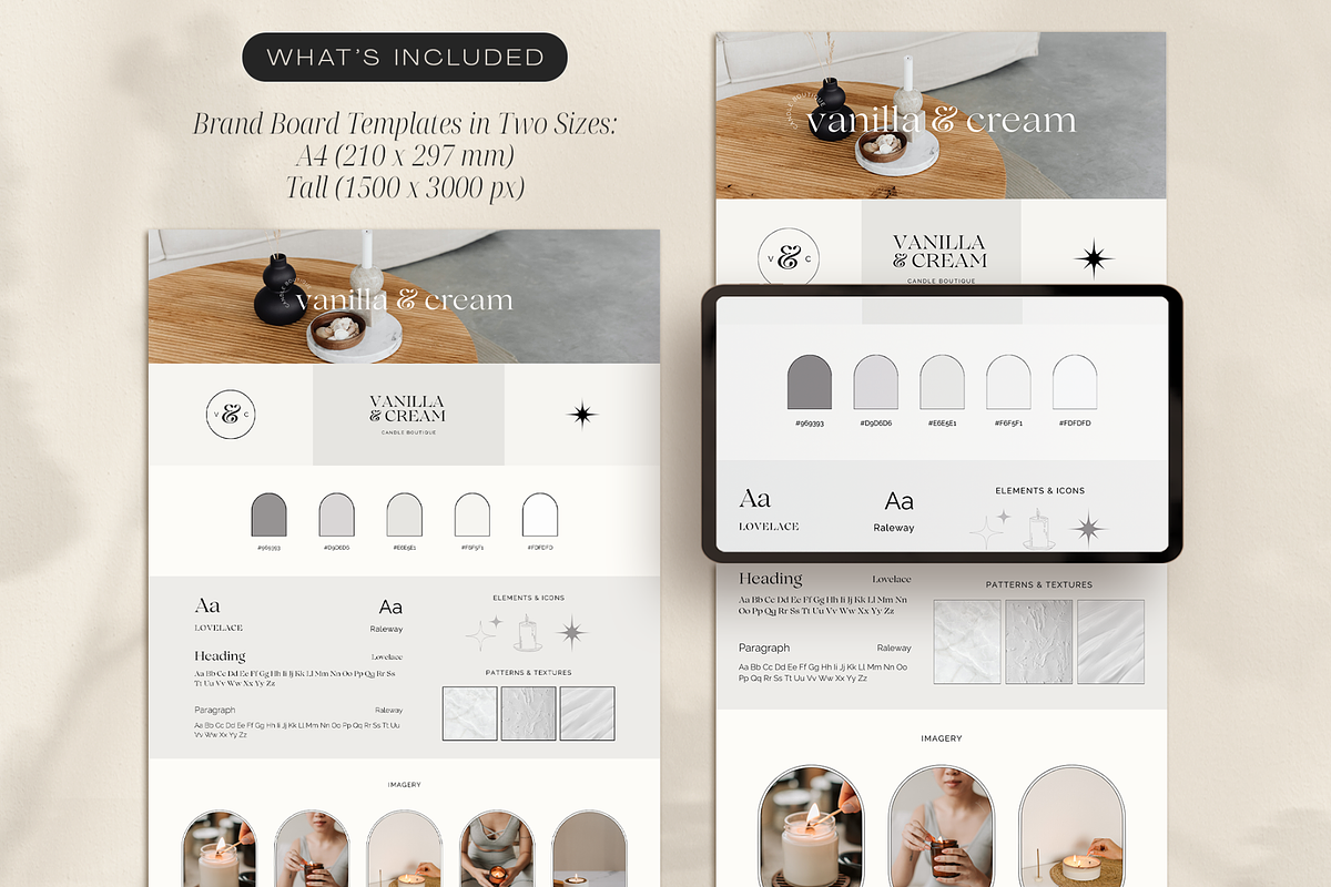 Elegant Boutiques Brand Board, a Branding & Logo Template by Creatif Foundry (Photo 3 of 6)
