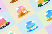 Travel Illustration Set, an Illustration by Amazing Custom Icons (Thumbnail 3 of 7)