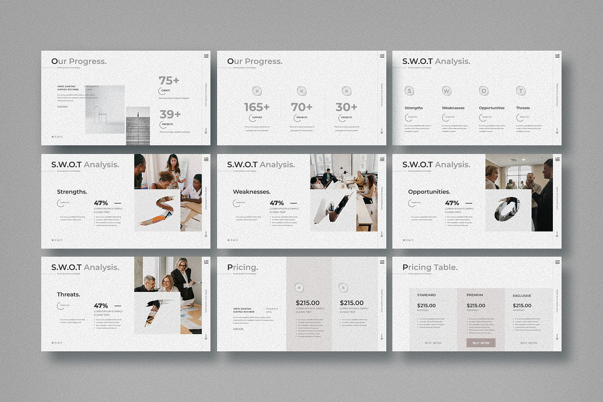Minimal Presentation Template, a Presentation Template by Studio Temply (Photo 21 of 28)