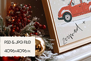 NEW YEAR Scene Frame Mockup, a Household Mockup by MOAROShop (Thumbnail 4 of 6)