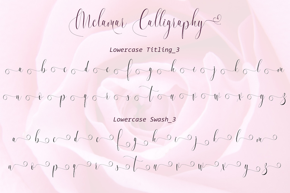 Melamar Calligraphy, a Script Font by Aldedesign (Photo 11 of 11)
