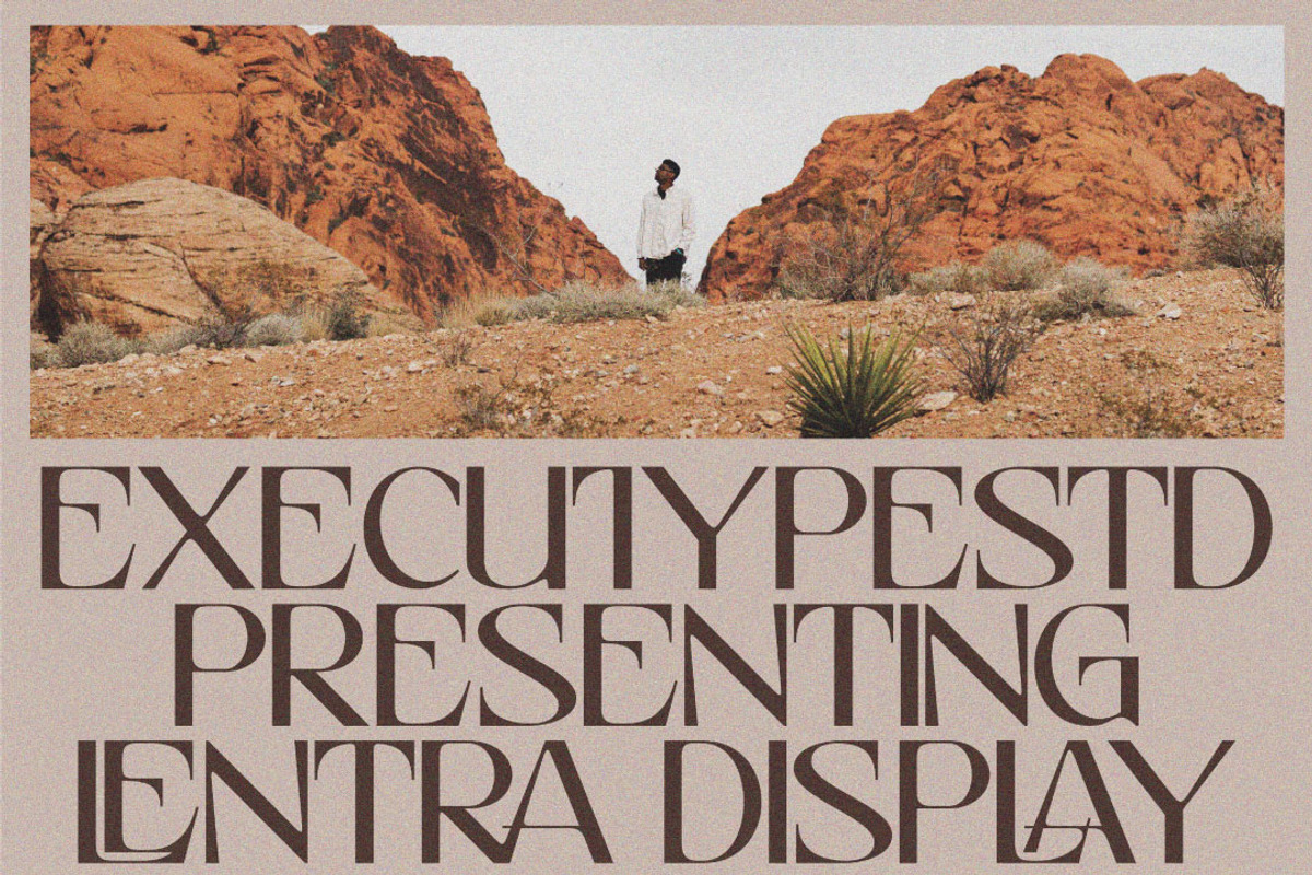 Lentra - Display Font, a Serif Font by executypeStudio (Photo 6 of 14)