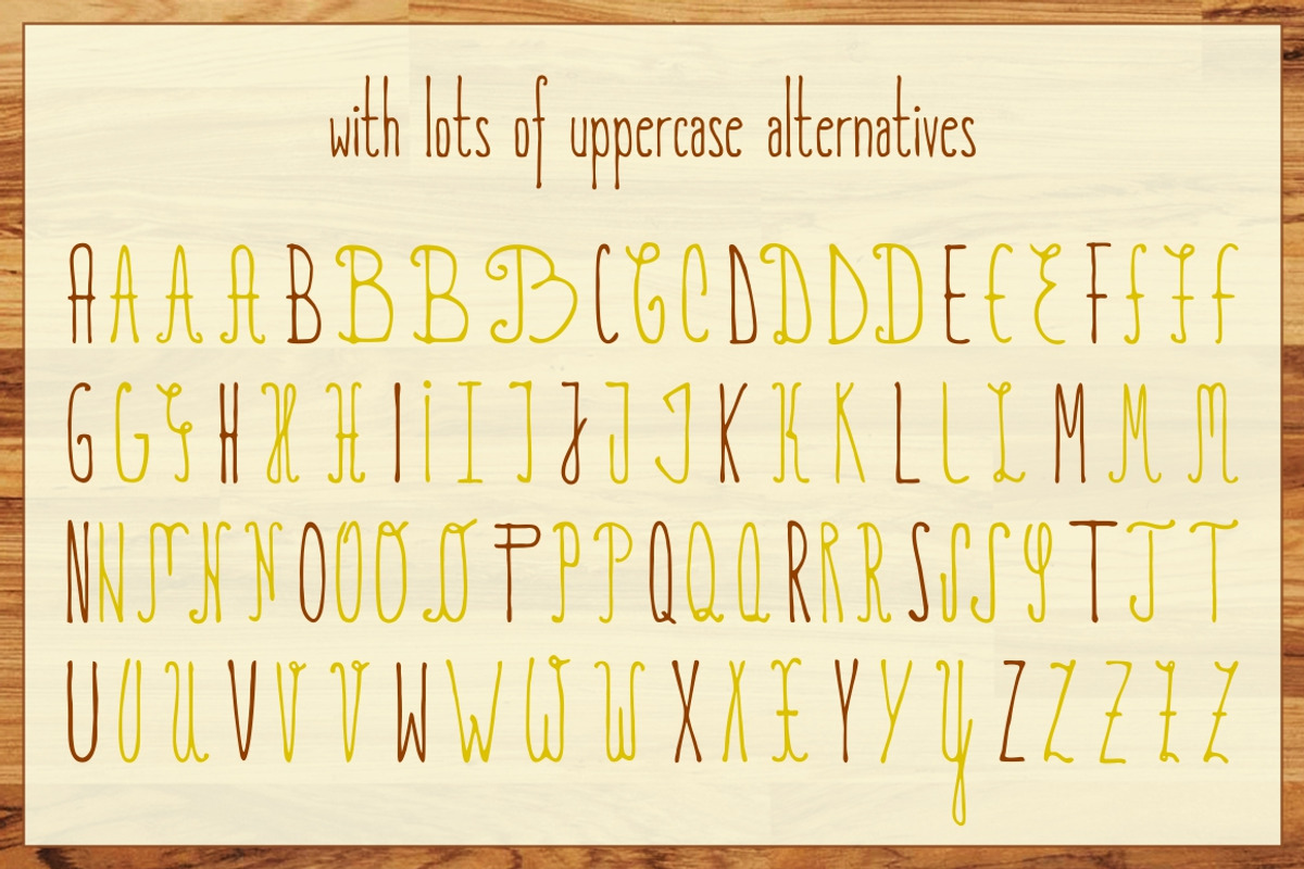 Olive Oil Typeface - 50% intro sale preview 3