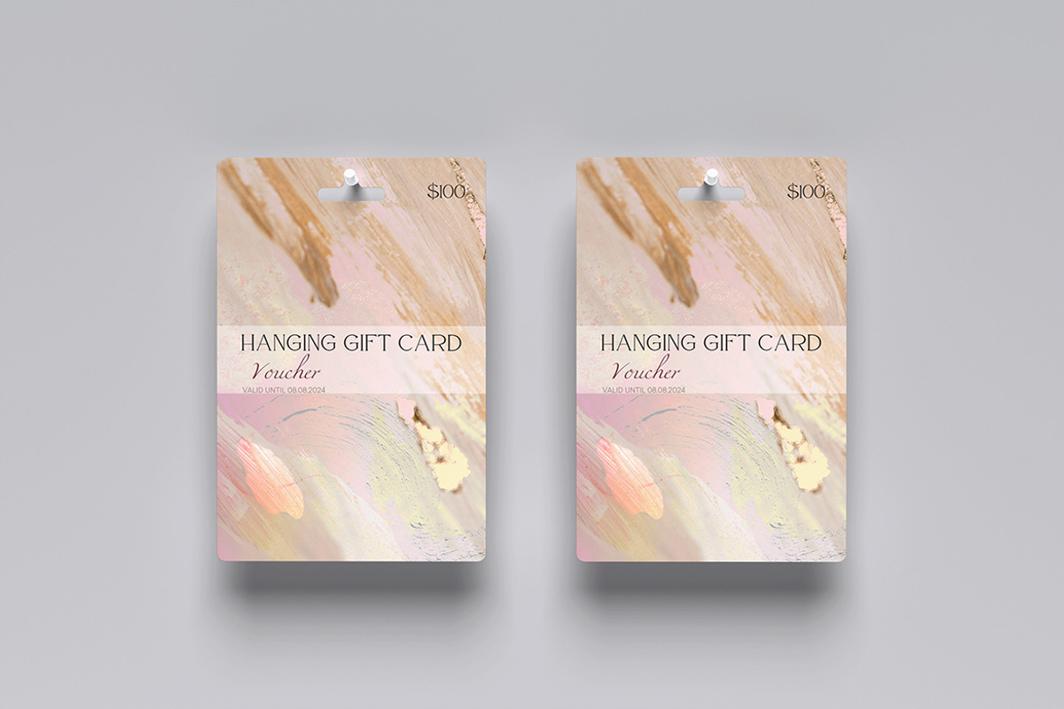 Hanging Gift Card Mockup, a Product Mockup by Squashy Creative Studio (Photo 2 of 5)