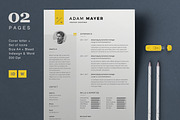 Resume Adam, a Resume Template by Astut (Thumbnail 4 of 4)