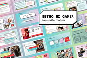 Retro UI Gamer - PowerPoint Template, a Presentation Template by chio.design - Khalay Chio (Thumbnail 1 of 7)