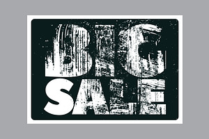 Big Sale Vintage Grunge Posters.