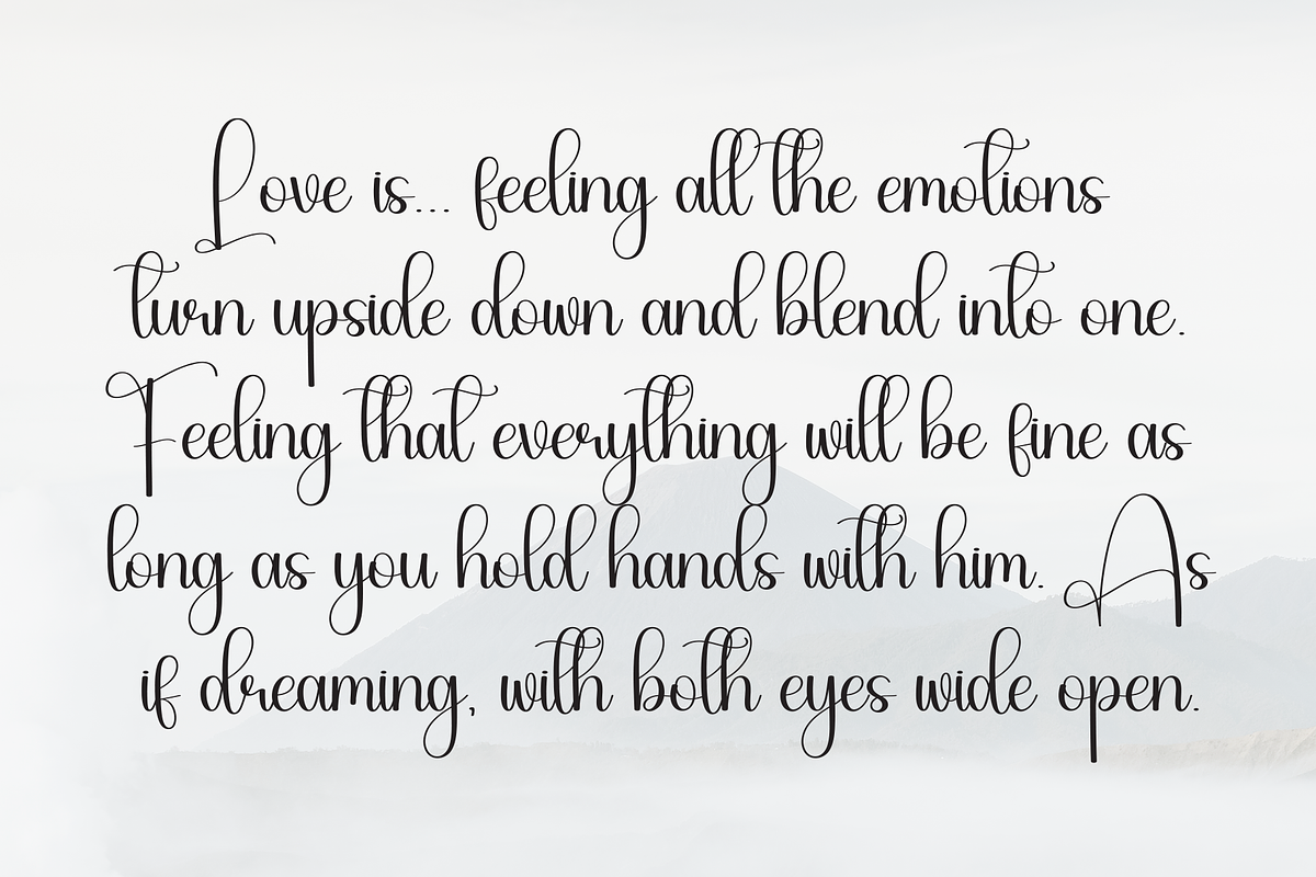 Bighome | Script Font, a Handwritten Font by Scratchones (Photo 6 of 9)