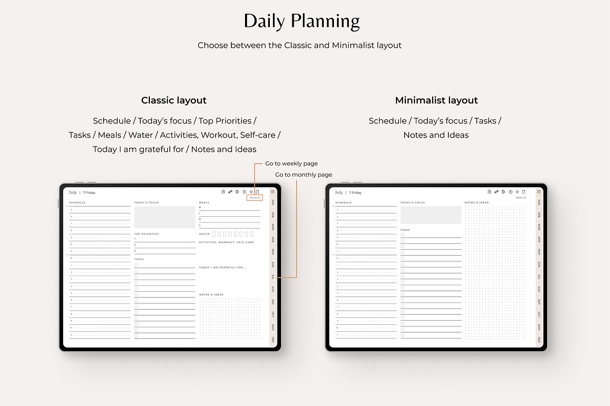 2025 Digital Planner iPad, a Graphic by Makii Templates (Photo 7 of 10)