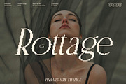CS Rottage Pixel, a Serif Font by Craft Supply Co. (Thumbnail 1 of 8)