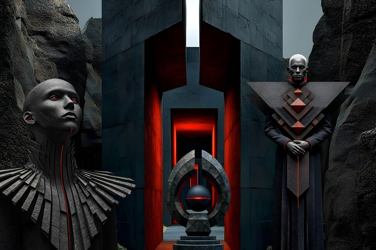 The Red Silence Cliparts, a Decorative Illustration by ThatsDesignArt (Photo 4 of 17)