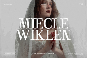 Miecle Wiklen - Elegant Serif Font