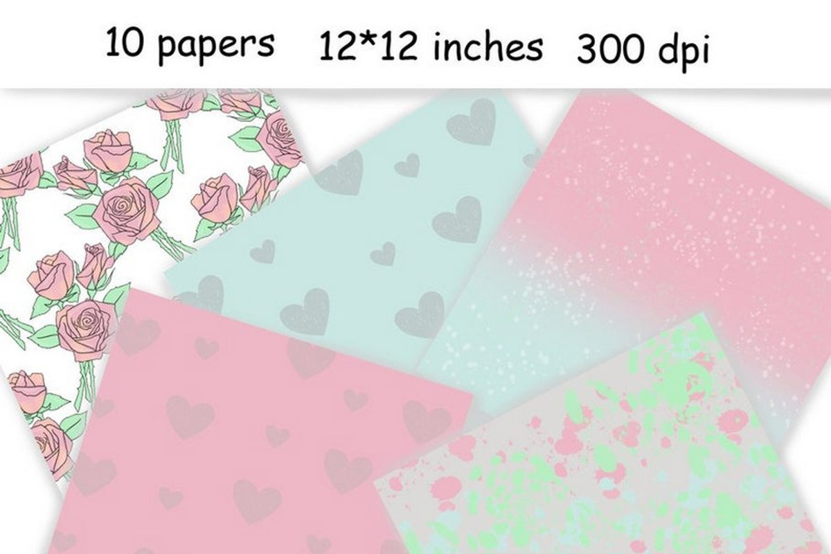 Mom And Baby Pattern, a Pattern Graphic by GlamArtZhanna (Photo 3 of 3)
