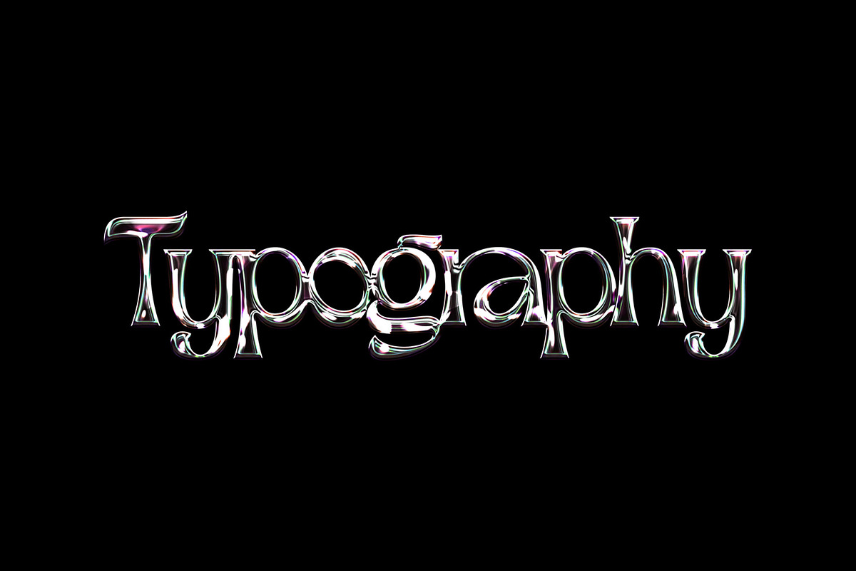Chrome Text Effect - Chrome Effect, a Graphic by MockupForest (Photo 13 of 18)