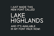 Lake Highlands Hand Drawn Font, a Font by nickqtx (Thumbnail 3 of 4)