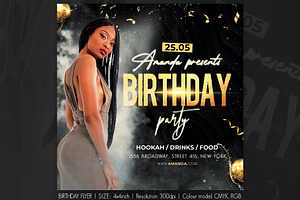 Birthday Flyer, a Flyer Template by Artolus