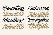 Kaleidos, a Script Font by Mika Melvas (Thumbnail 5 of 7)
