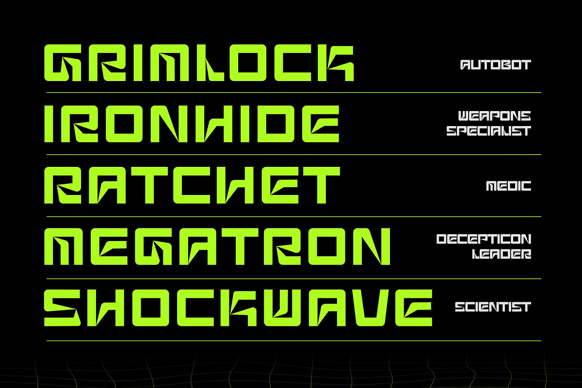 Feogra - Futuristic Font, a Sans Serif Font by limitype (Photo 2 of 8)