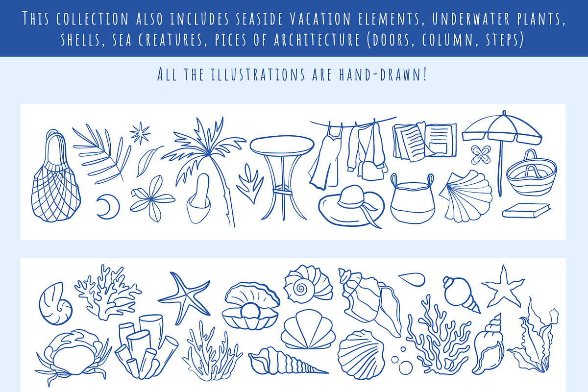 Mediterranean Party Collection, a Decorative Illustration by Nataly_is_Drawing (Photo 8 of 11)