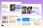 ESG Corporate Report Pitch Deck, a Presentation Template by Claymoon Lab (Thumbnail 6 of 7)