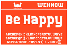 Be Happy font