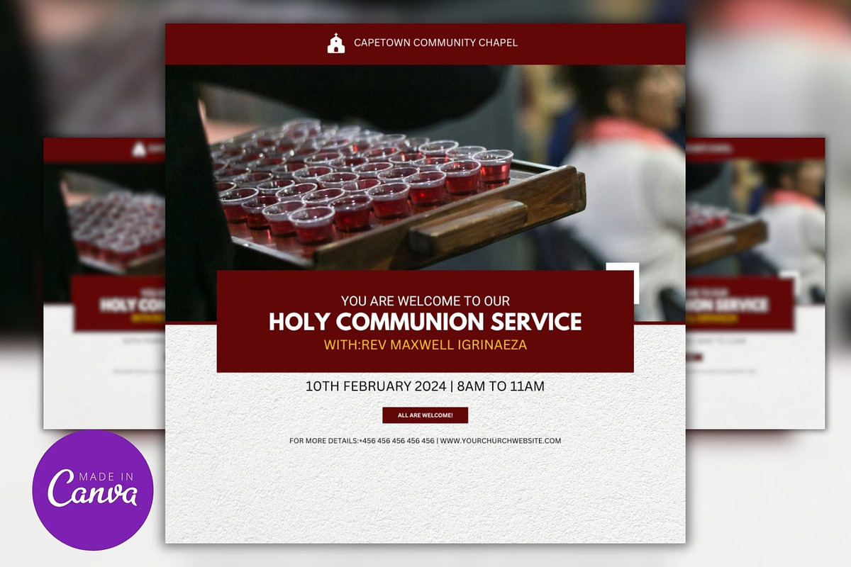 Holy Communion Service Template