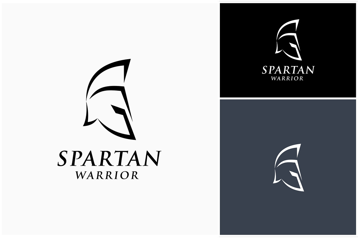Spartan Warrior Greek Helmet Logo, a Branding & Logo Template by ika trisiana (Photo 1 of 2)