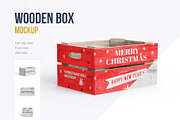 Christmas Box Mockup 3 PSD, a Product Mockup by easymock (Thumbnail 1 of 9)