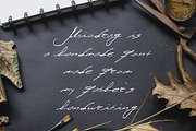 Miodrag, a Script Font by MilenaG (Thumbnail 2 of 5)