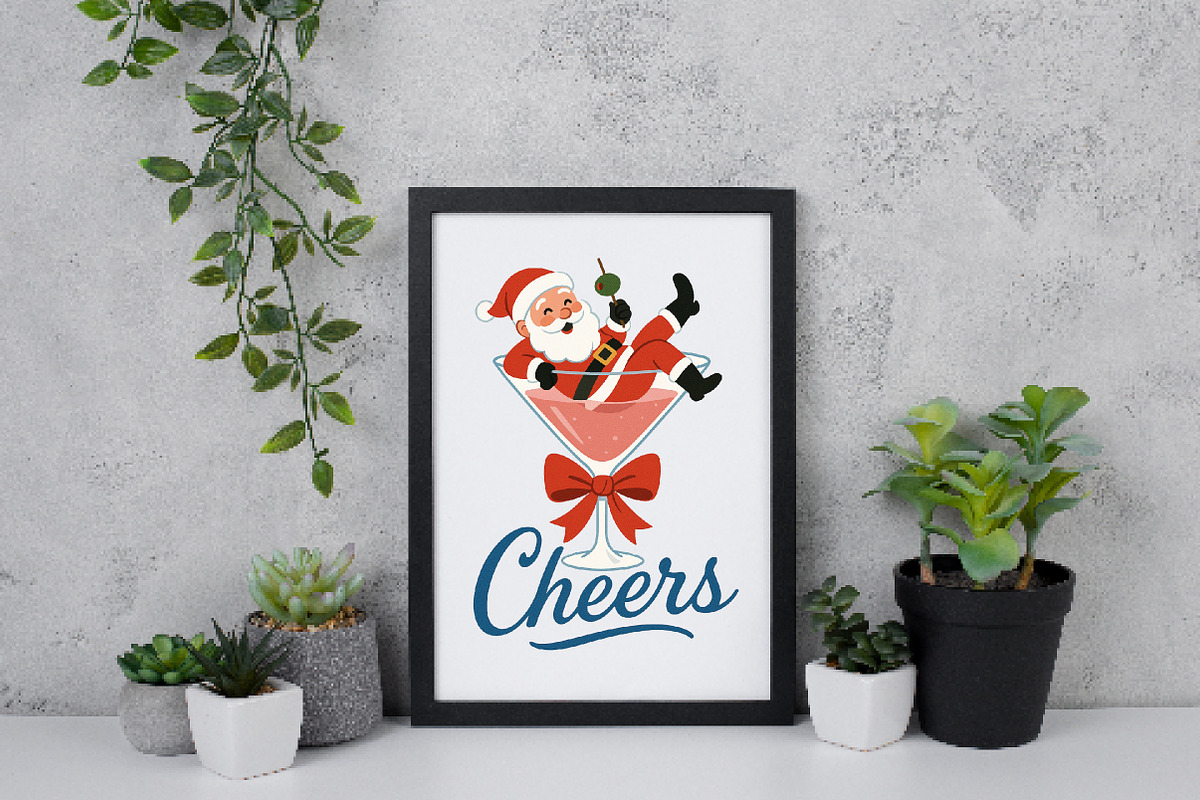 Christmas Cocktail PNG, an Illustration by Daily.Designs (Photo 4 of 5)
