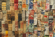 Retro Movie Tickets Digital Papers, a Background Graphic by BonaDesigns (Thumbnail 4 of 5)