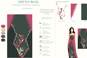 Softly Wild | Placement Print |, a Pattern Graphic by AashimaDesigns (Thumbnail 1 of 3)